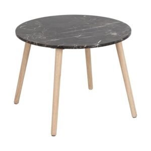 Ravello Marble Coffee Table Round In Emperador Brown